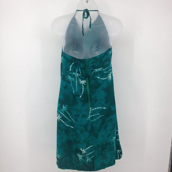 Bahama Mama Sun Wear Palm Tree Print Sun Dress - Picture 2 of 6